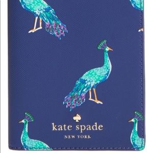 Kate Spade passport holder (peacock)